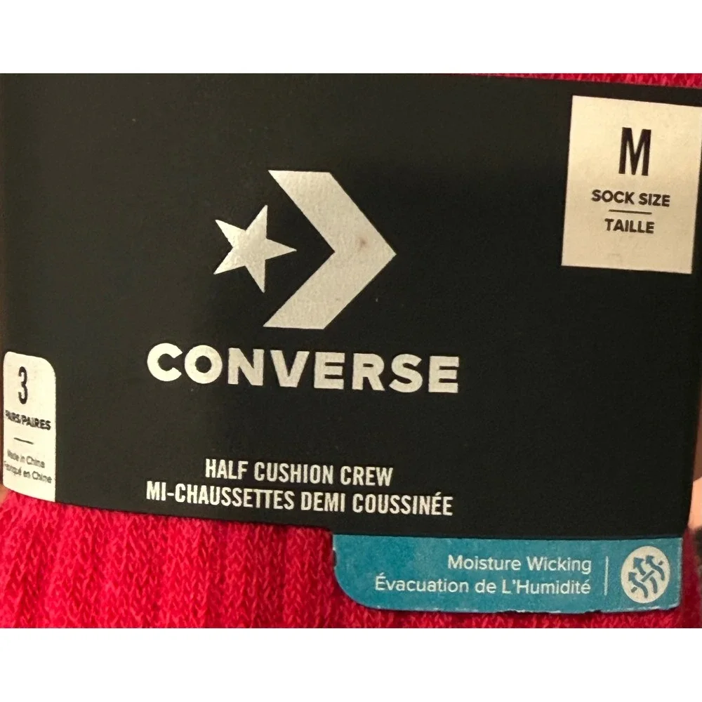 Converse Half Cushion Crew Socks